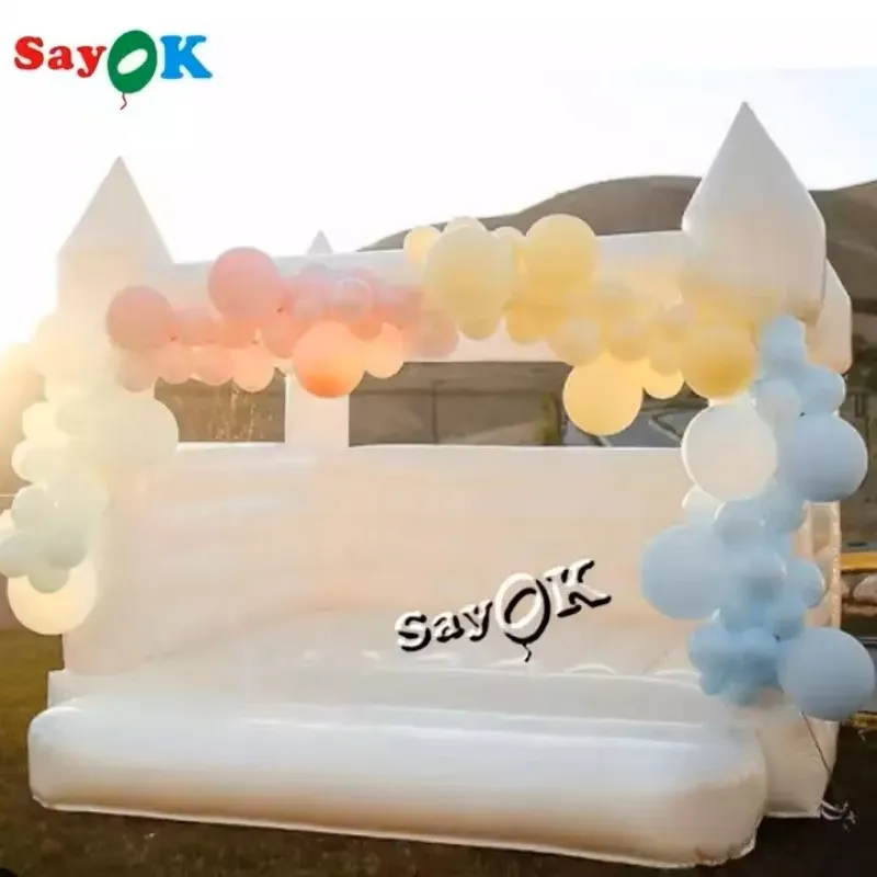 Inflatable Bouncer Slide with Ball Pit for Kids Perfect for Wedding Parties Birthdays Outdoor Fun White Castle Blower Included
Inflatable Bouncer Slide with Ball Pit for Kids Perfect for Wedding Parties Birthdays Outdoor Fun White Castle Blower Included