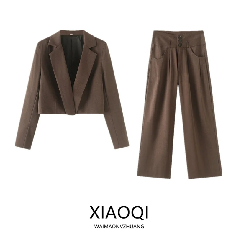 Ele ort Suit Set 2024 Autumn Winter New Women's Faion High Waist Long Pants Versatile Quali ort Suit Ensemble
Ele ort Suit Set 2024 Autumn Winter New Women's Faion High Waist Long Pants Versatile Quali ort Suit Ensemble