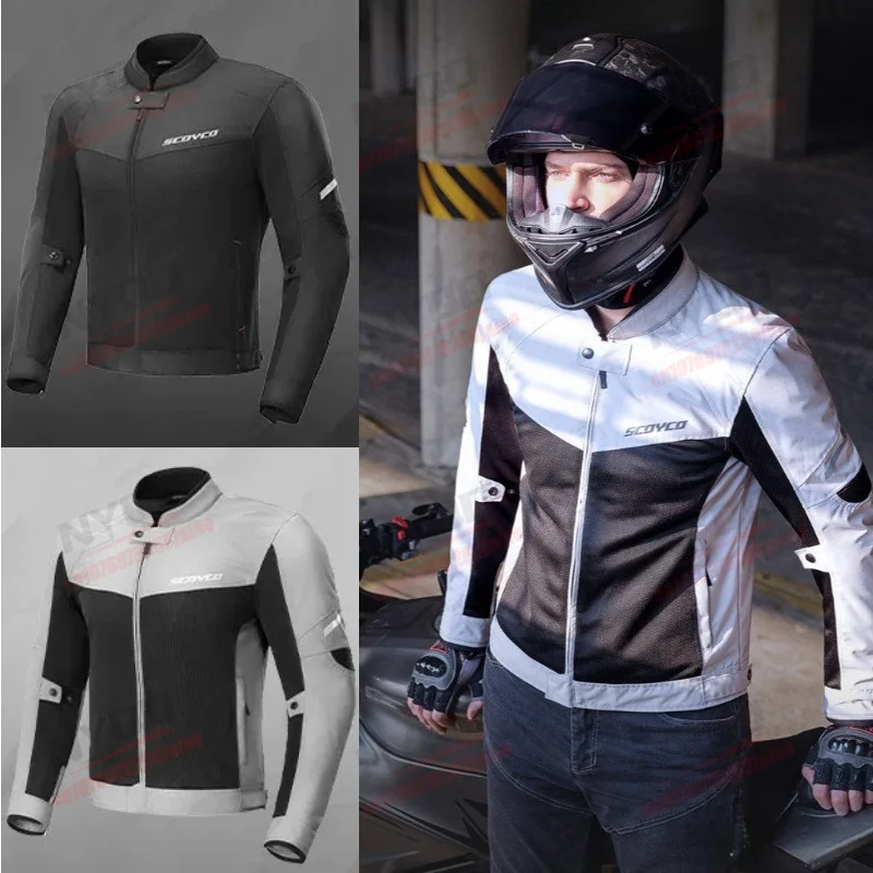 SCOYCO Motorcycle Jacket Summer Mesh Comfortable and Breathable Men's CE Anti Fall Street Racing Riding Suit Jacket
SCOYCO Motorcycle Jacket Summer Mesh Comfortable and Breathable Men's CE Anti Fall Street Racing Riding Suit Jacket