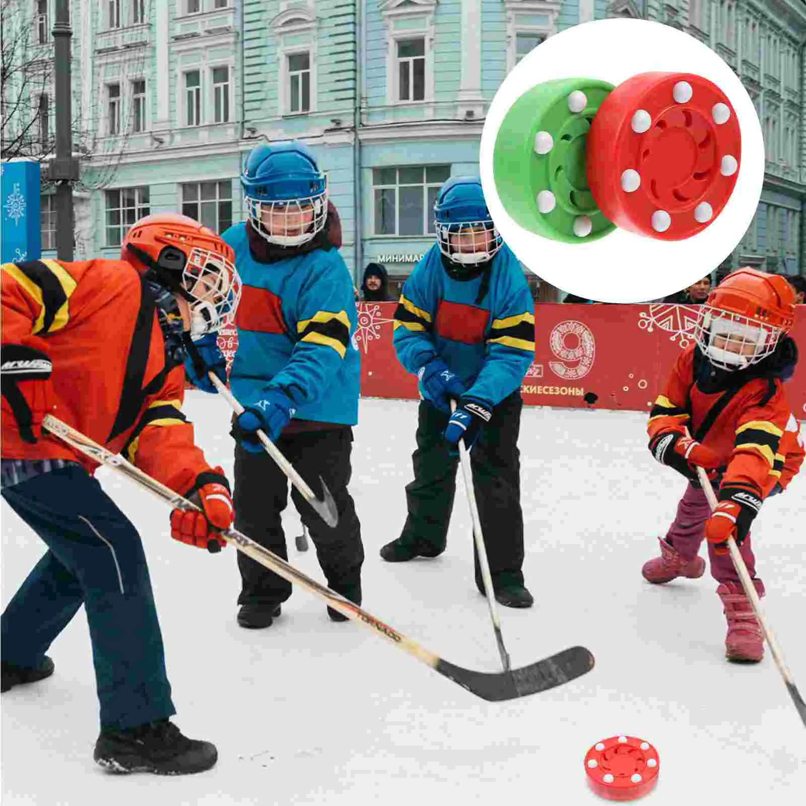 2 Pcs Ice Hockey Grass Puck Holder Inline for Ground Practicing Game Pucks Training Major Child Hokey
2 Pcs Ice Hockey Grass Puck Holder Inline for Ground Practicing Game Pucks Training Major Child Hokey