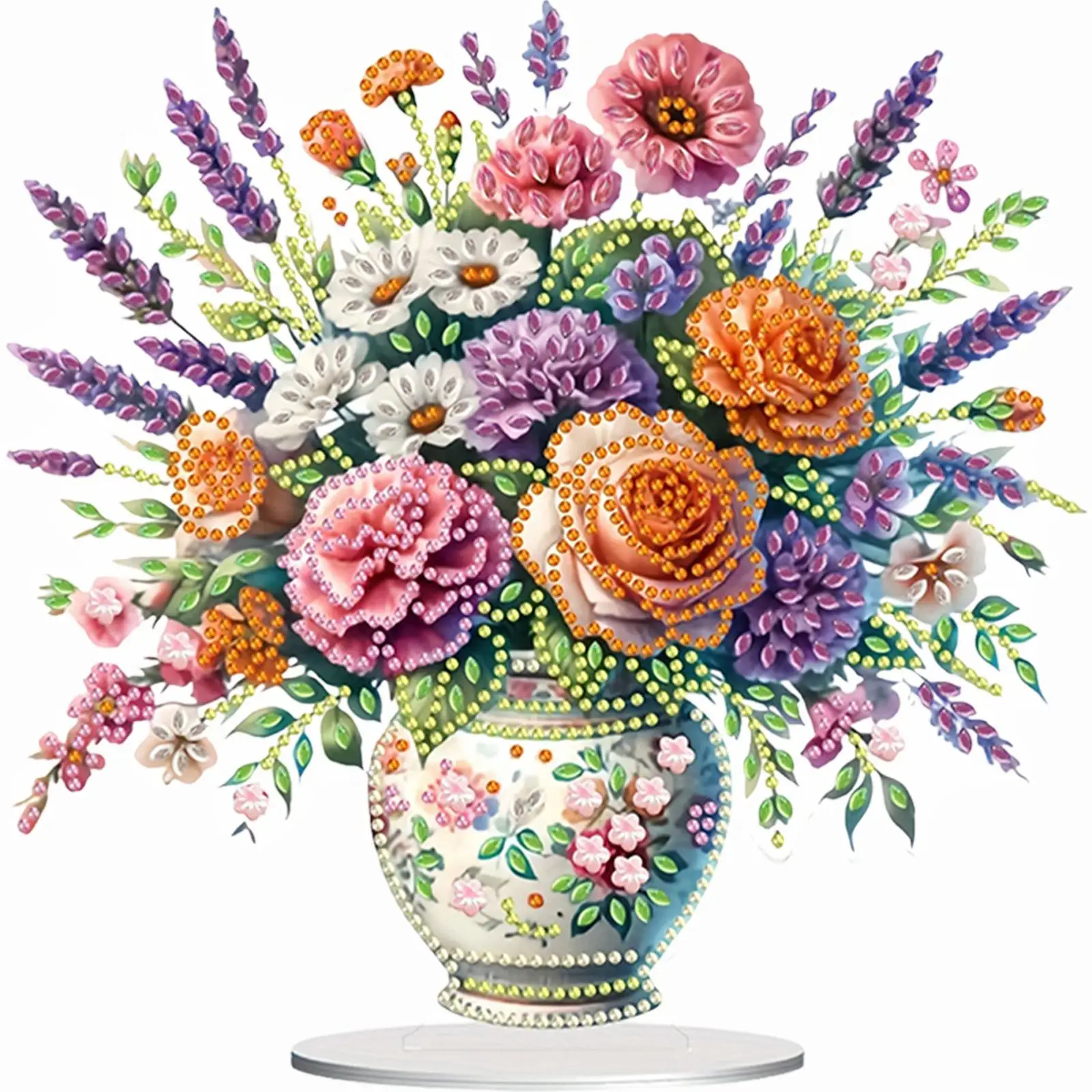 Flower Bouquet Table Top Diamond Painting Ornament Kits 5D DIY Diamond Art Tabletop Decorations for Home Office Desktop Decor
Flower Bouquet Table Top Diamond Painting Ornament Kits 5D DIY Diamond Art Tabletop Decorations for Home Office Desktop Decor
