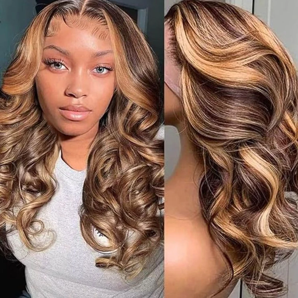 #4/27 Body Wave Lace Frontal Wig 13x6 Colored Highlight Body Wavy Lace Front Wig Transparent Lace Frontal Wig Brazilian For Wome
#4/27 Body Wave Lace Frontal Wig 13x6 Colored Highlight Body Wavy Lace Front Wig Transparent Lace Frontal Wig Brazilian For Wome