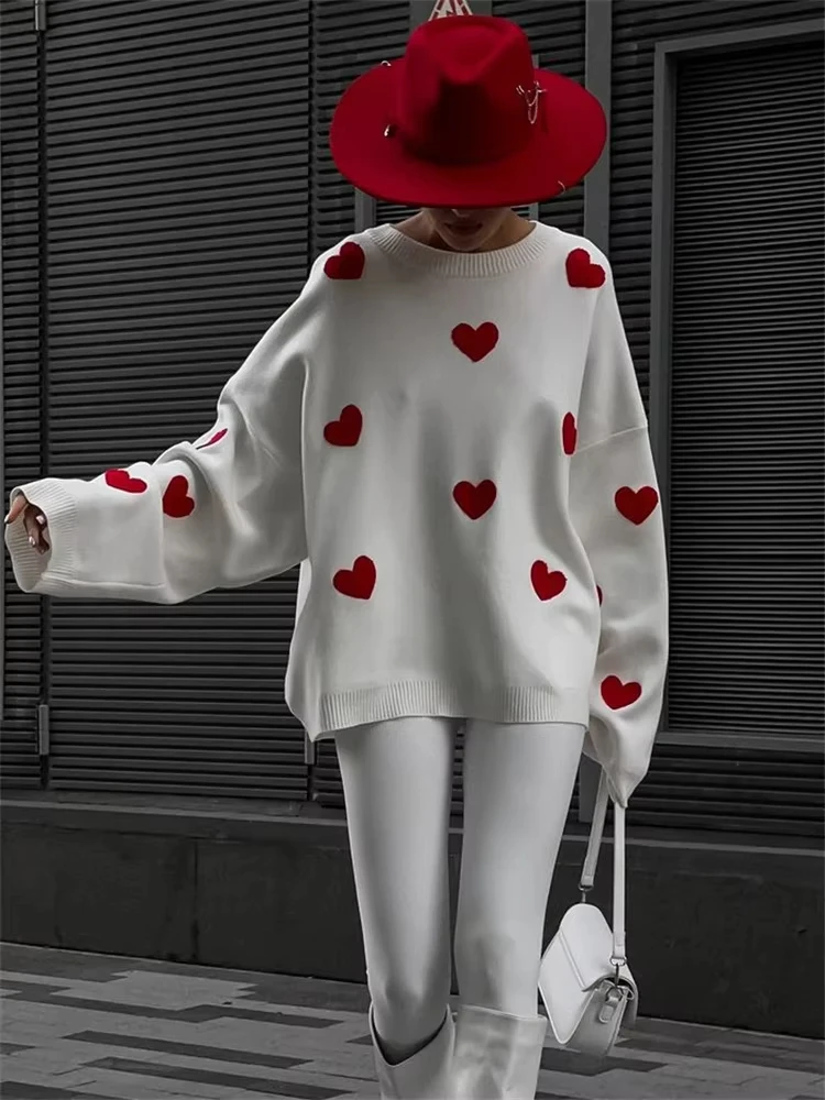 Knitwear Sweater Pullover Female Autumn Loose Fashion Patchwork Long Sleeve Casual Knit Streetwear Women Contrast Pullover
Knitwear Sweater Pullover Female Autumn Loose Fashion Patchwork Long Sleeve Casual Knit Streetwear Women Contrast Pullover
