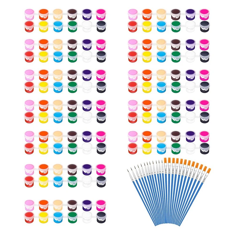 PWS 12 Pack 144Pcs Mini Acrylic Paint Set With Brushes For Kids Adults Craft Paint, 12 Colors Washable Acrylic Paint Strips
PWS 12 Pack 144Pcs Mini Acrylic Paint Set With Brushes For Kids Adults Craft Paint, 12 Colors Washable Acrylic Paint Strips