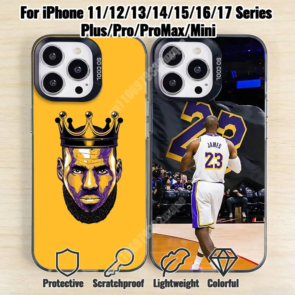 Basketball King 23 J-James-S Phone Case for iPhone 17 16 15 Max Mini 14 13 Pro Plus 12 11 X XS Air IMD Cover
Basketball King 23 J-James-S Phone Case for iPhone 17 16 15 Max Mini 14 13 Pro Plus 12 11 X XS Air IMD Cover