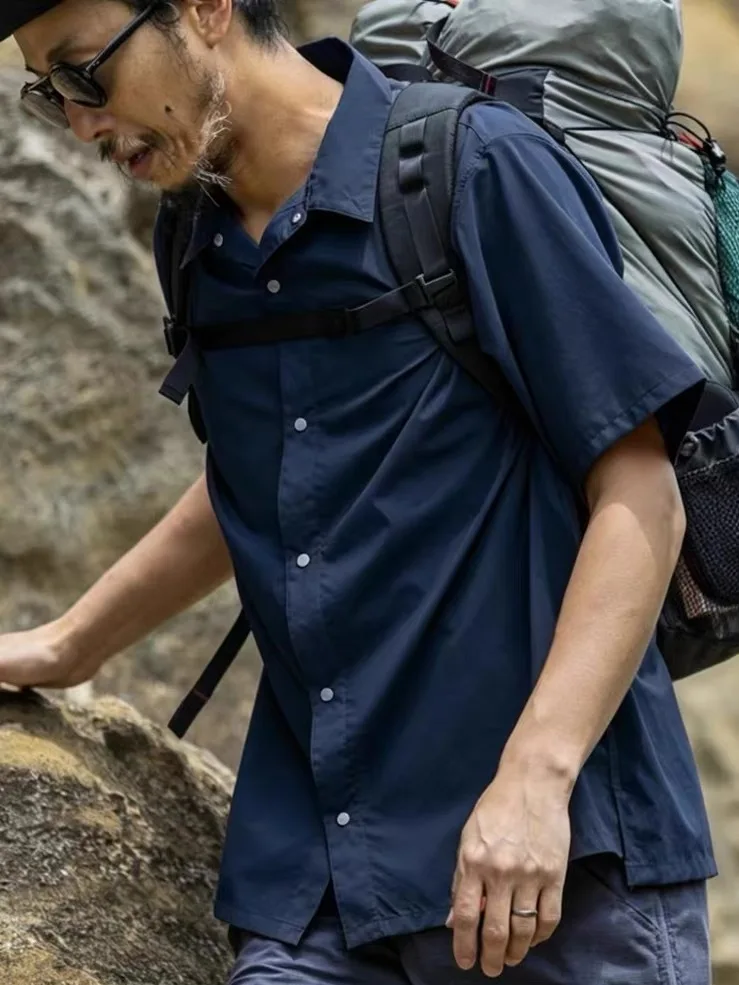 Yamaichi Mountain Way Summer 2026 Men's Lightweight Quick Dry Outdoor Short Sleeve Shirt Collared Button up Breathable Cool S...
Yamaichi Mountain Way Summer 2026 Men's Lightweight Quick Dry Outdoor Short Sleeve Shirt Collared Button up Breathable Cool S...