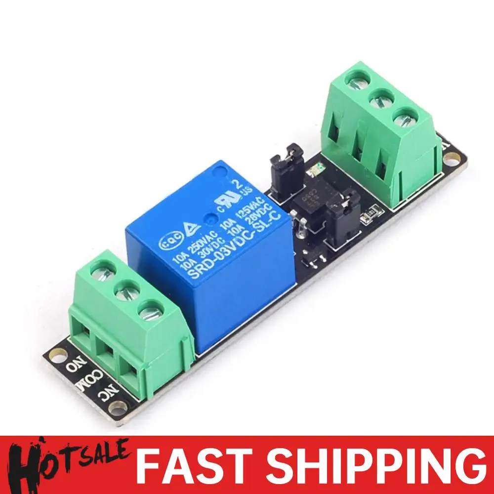 High Level Trigger Relay Module Optocoupler Relay Module DC 3V/3.3V Isolated Drive Control Board Microcontroller IO Port
High Level Trigger Relay Module Optocoupler Relay Module DC 3V/3.3V Isolated Drive Control Board Microcontroller IO Port