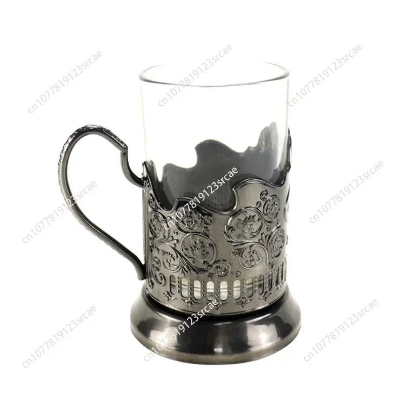 Sell Custom logo old-fashioned podstakannik russian drinking hot tea glass metal cup holder folk crafts
Sell Custom logo old-fashioned podstakannik russian drinking hot tea glass metal cup holder folk crafts