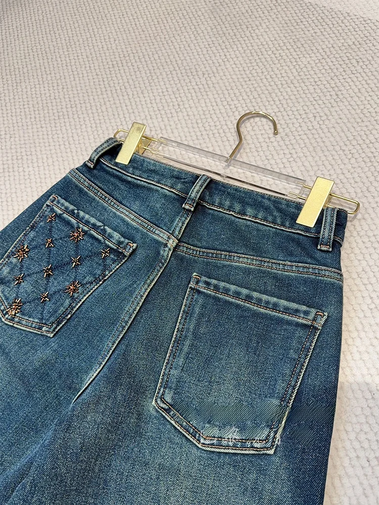 Женские джинсы прямого кроя с подкладкой из флиса, украшенные стразами, повседневные, с завышенной талией, из смесового хлопка, на молнии, для зимы
Женские джинсы прямого кроя с подкладкой из флиса, украшенные стразами, повседневные, с завышенной талией, из смесового хлопка, на молнии, для зимы