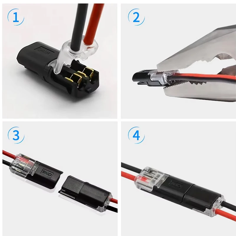 Htype Transparent Cover Solder Free Quick Connect Terminal Connector With Double Wire Docking LEDlight Strip Connection Terminal
Htype Transparent Cover Solder Free Quick Connect Terminal Connector With Double Wire Docking LEDlight Strip Connection Terminal