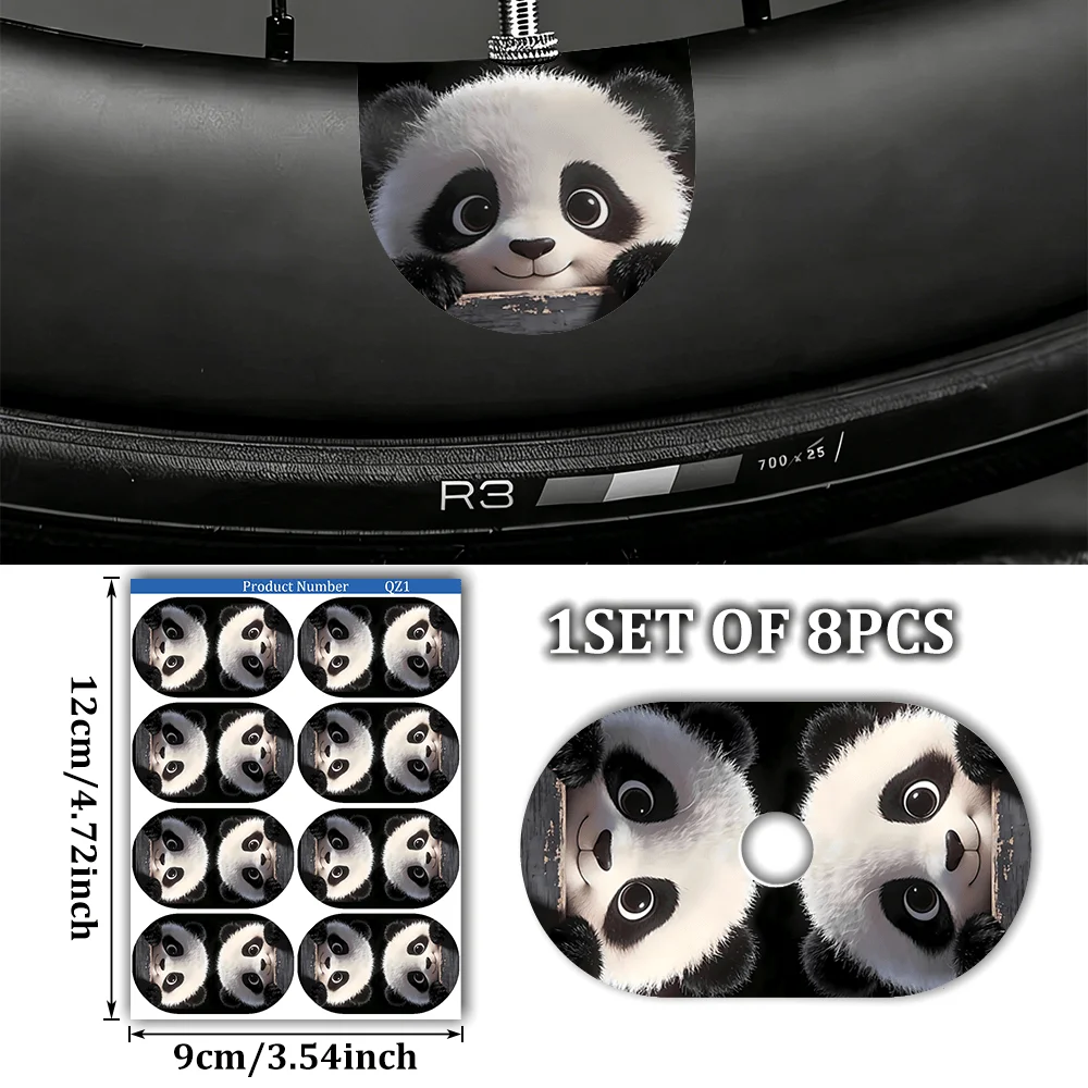 8Pcs Cute Panda Bike Tire Valve Stickers, Waterproof Vinyl Wheel Air Valve Fashion Cycling Decor Decals
8Pcs Cute Panda Bike Tire Valve Stickers, Waterproof Vinyl Wheel Air Valve Fashion Cycling Decor Decals