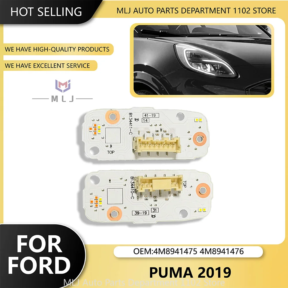 For Ford Puma 2019 LED Headlight Chips Daytime Running Light Board White Light Angel Eyes Module L1TB-13D278-AA L1TB-13D278-BA
For Ford Puma 2019 LED Headlight Chips Daytime Running Light Board White Light Angel Eyes Module L1TB-13D278-AA L1TB-13D278-BA