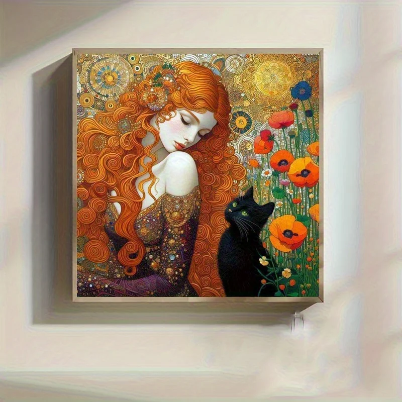 500/1024PCS Jigsaw Orange Haired Woman and Black Cat Puzzle Modern Home Wall Decor Leisure and Entertainment Holiday Gifts
500/1024PCS Jigsaw Orange Haired Woman and Black Cat Puzzle Modern Home Wall Decor Leisure and Entertainment Holiday Gifts