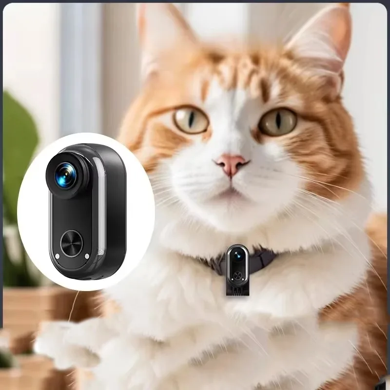 New 4K Pet Camera Model GO10 Six-axis Anti-shake Cat & Dog Motion Recorder First View Vlog Thumb Camera with MicroSD
New 4K Pet Camera Model GO10 Six-axis Anti-shake Cat & Dog Motion Recorder First View Vlog Thumb Camera with MicroSD