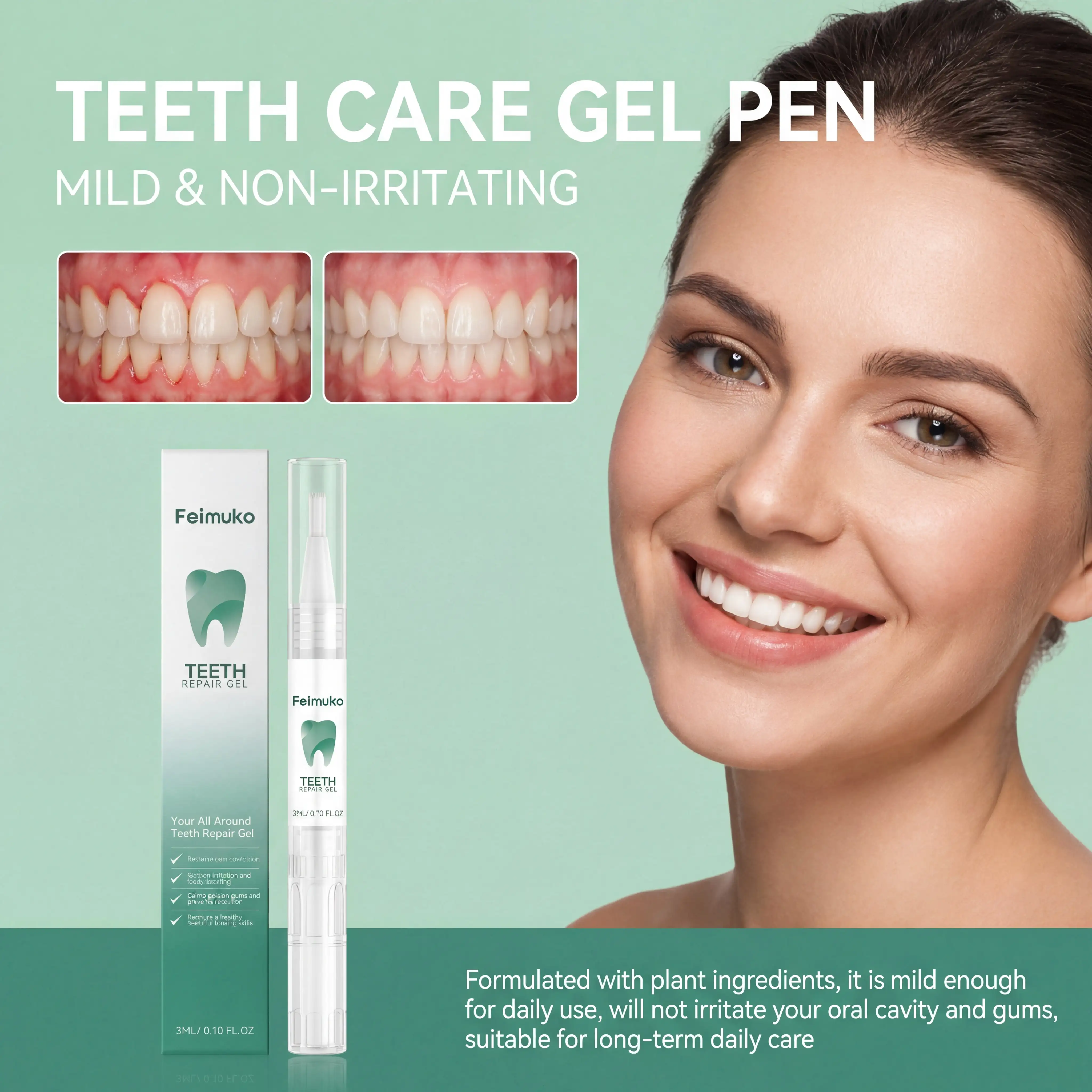 1/2/3/4/5/8/10Pcs Portable Oral Care Gel Pen Teeth Nourishing Moisturizer Eco Friendly Gentle Gum Soothing Pocket Refresh Liquid
1/2/3/4/5/8/10Pcs Portable Oral Care Gel Pen Teeth Nourishing Moisturizer Eco Friendly Gentle Gum Soothing Pocket Refresh Liquid