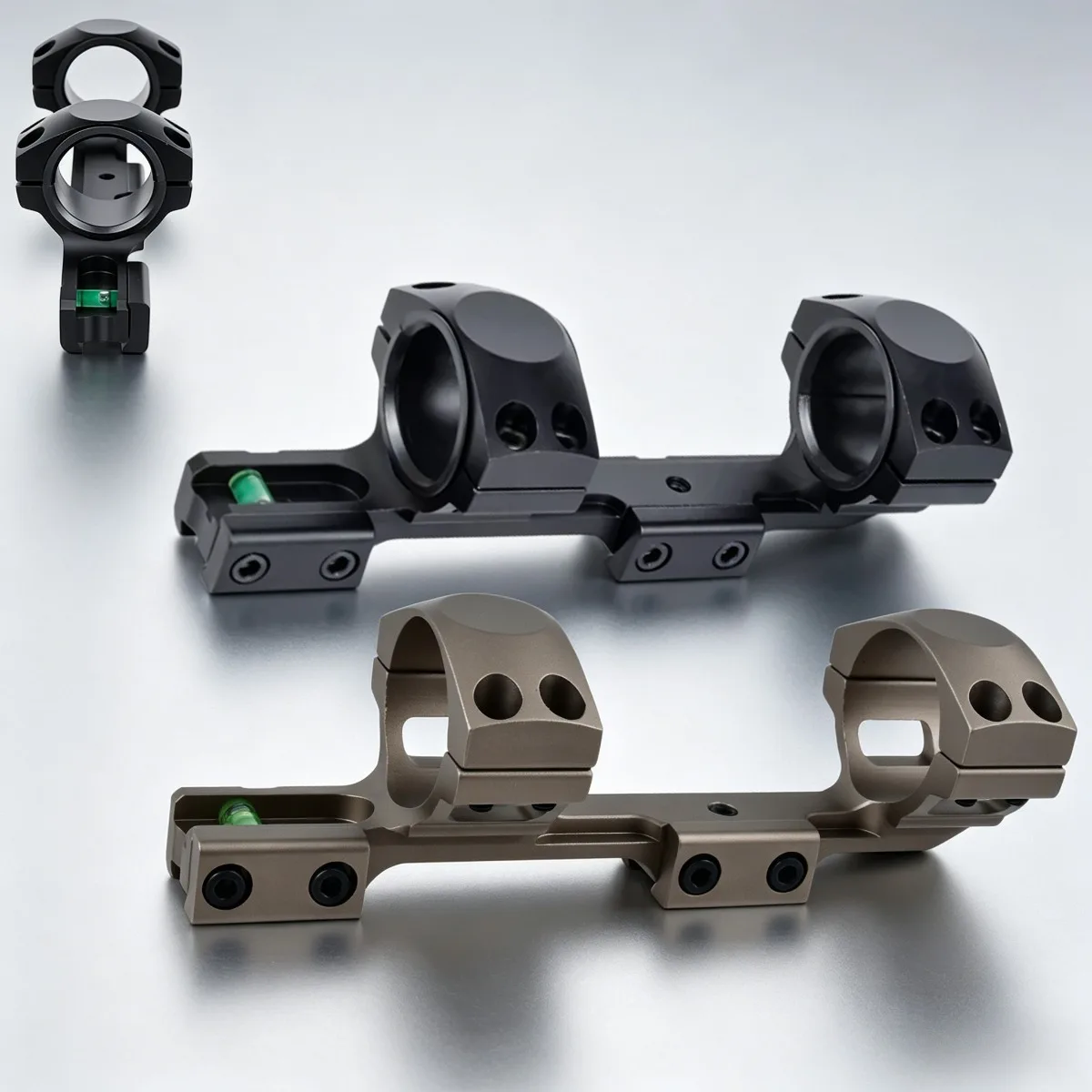 Tactical 11mm One Piece Double Rings Base Scope Mounts Dovetail Rail 25.4mm/30mm With Bubble Level
Tactical 11mm One Piece Double Rings Base Scope Mounts Dovetail Rail 25.4mm/30mm With Bubble Level