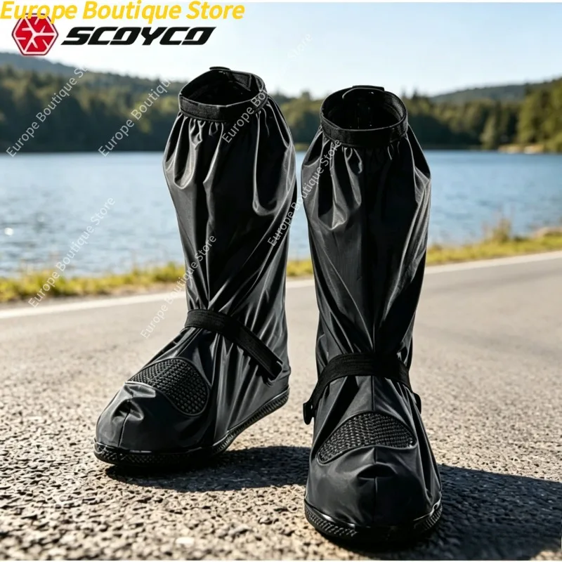 Rain Shoe Cover SCOYCO Waterproof Anti Slip Thickened Motorcycle Overboots Outdoor Riding Gear For Men Women
Rain Shoe Cover SCOYCO Waterproof Anti Slip Thickened Motorcycle Overboots Outdoor Riding Gear For Men Women