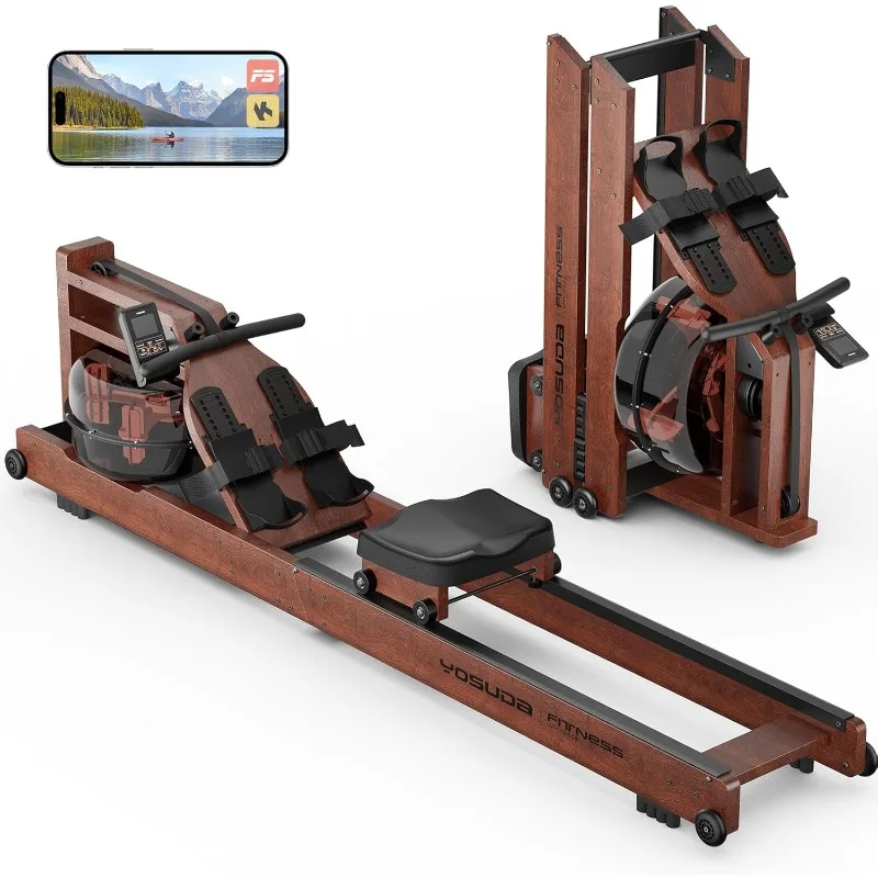 YOSUDA Water Rowing Machines for Home Use- Foldable Rower Machine 400LBS Weight Capacity with Dedicated Monitor
YOSUDA Water Rowing Machines for Home Use- Foldable Rower Machine 400LBS Weight Capacity with Dedicated Monitor