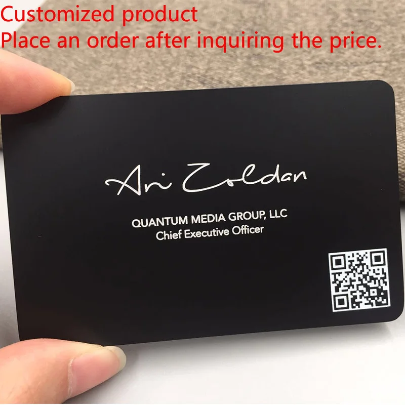 Customized product Laser Engraved Contact Call Sublimation QR Code Stainless Steel Metal Business Cards
Customized product Laser Engraved Contact Call Sublimation QR Code Stainless Steel Metal Business Cards