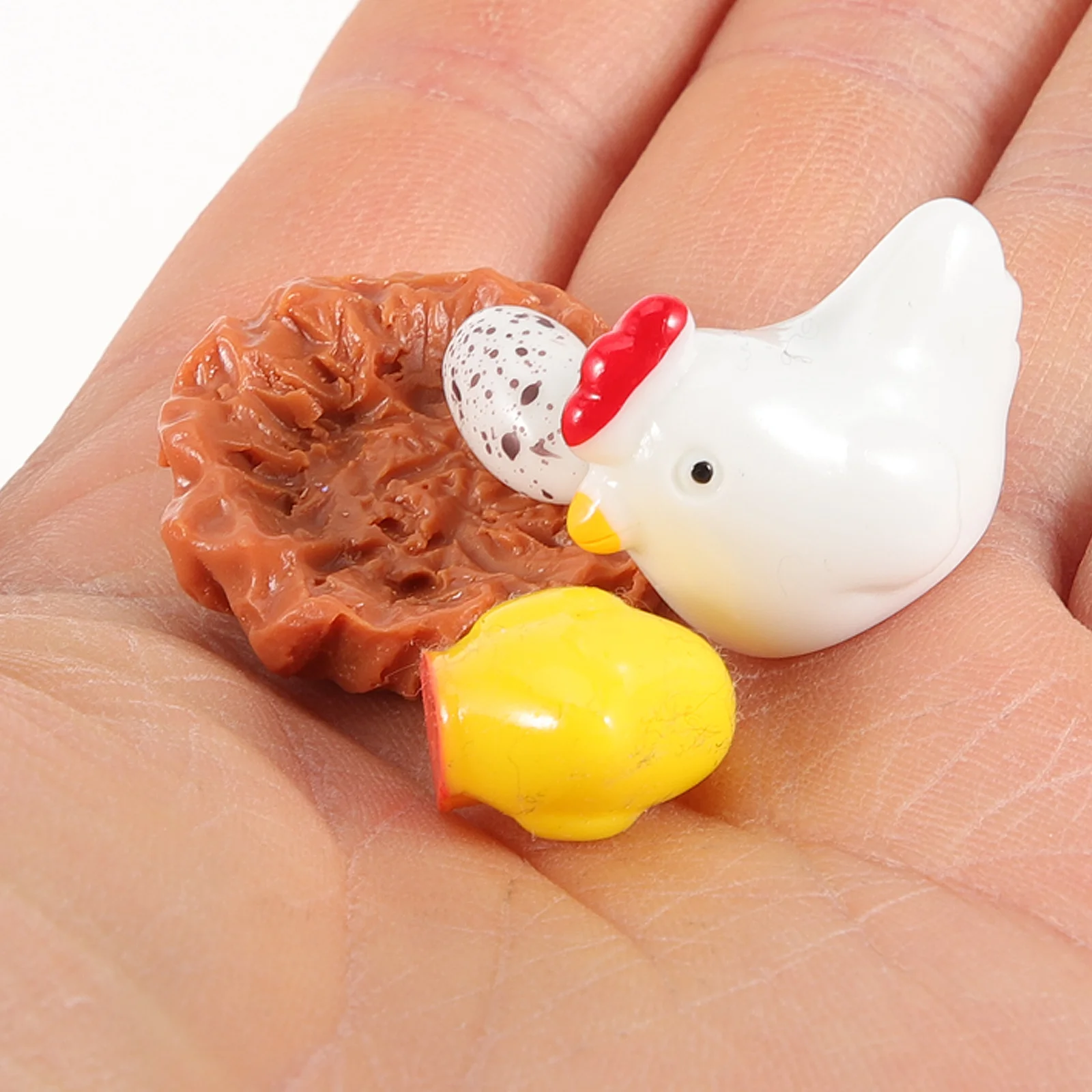 Micro L Decorative naments Chick Figurine Mini Resin Animals Tiny Statues Accessories Lightweight Vivid Color
Micro L Decorative naments Chick Figurine Mini Resin Animals Tiny Statues Accessories Lightweight Vivid Color