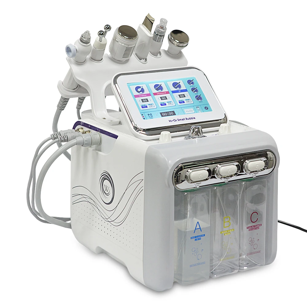 6 in1 H2-O2 Hydro Dermabrasion RF Bio-lifting Spa Facial Microdermabrasion Machine Water Cleanning Beauty Device
6 in1 H2-O2 Hydro Dermabrasion RF Bio-lifting Spa Facial Microdermabrasion Machine Water Cleanning Beauty Device