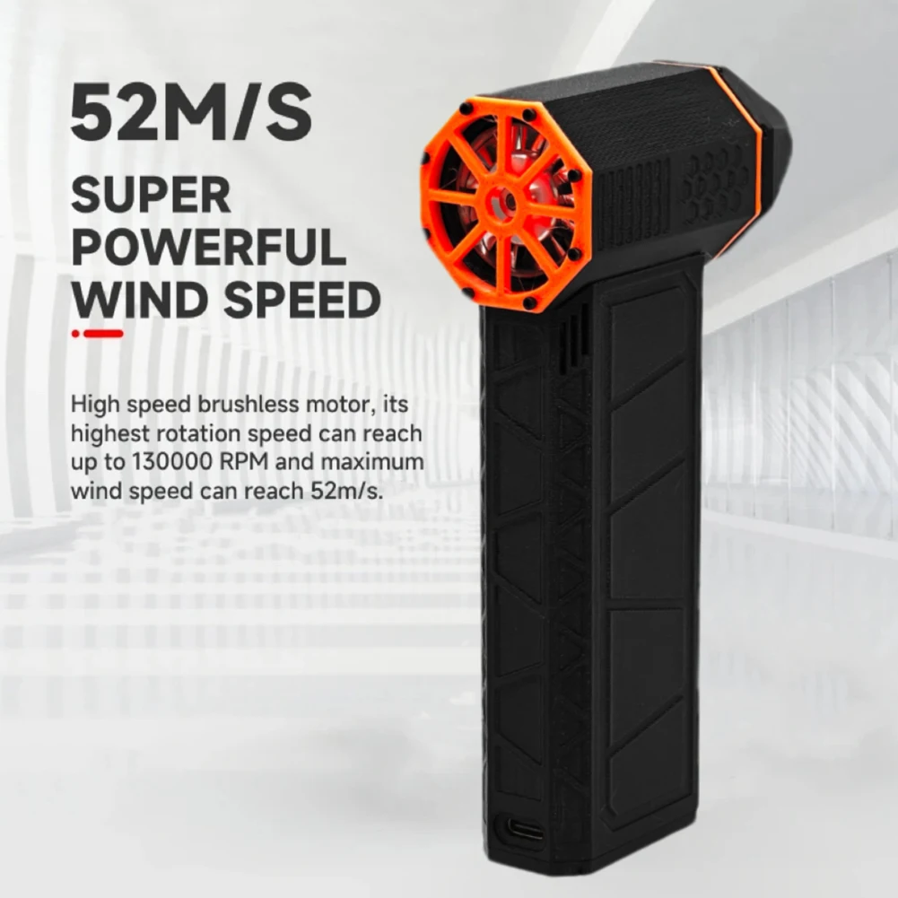 Handheld Ducted Turbofan 130,000RPM 52m/s Wind Speed Jet Fan 29mm Brushless Motor Lithium Violent Fan Portable Car Clean Tools
Handheld Ducted Turbofan 130,000RPM 52m/s Wind Speed Jet Fan 29mm Brushless Motor Lithium Violent Fan Portable Car Clean Tools