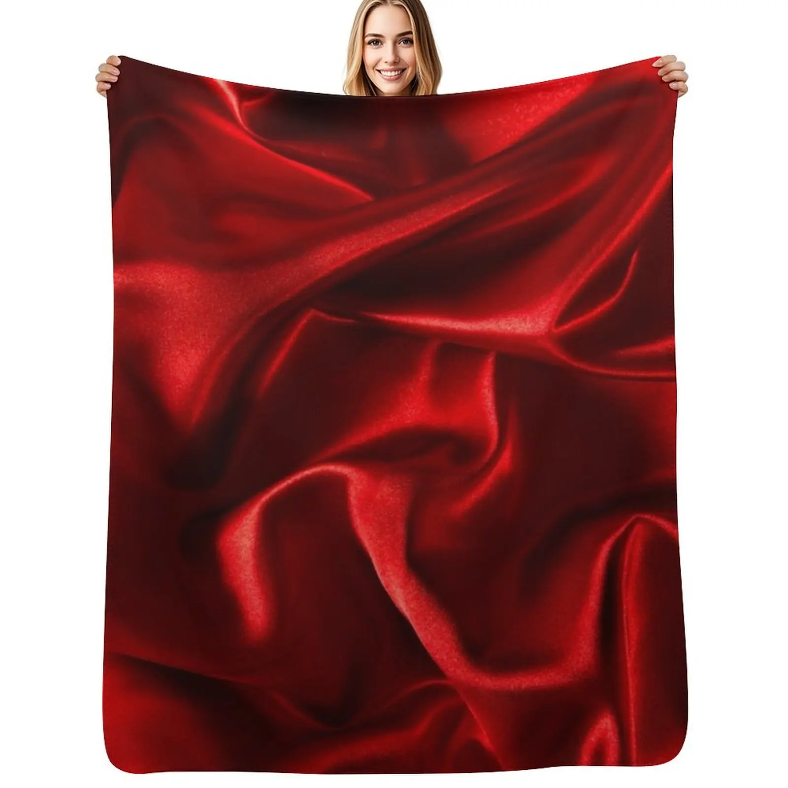 Red silk velvet texture Throw Blanket Ultra Soft Flannel Fleece Blanket for All Seasons
Red silk velvet texture Throw Blanket Ultra Soft Flannel Fleece Blanket for All Seasons