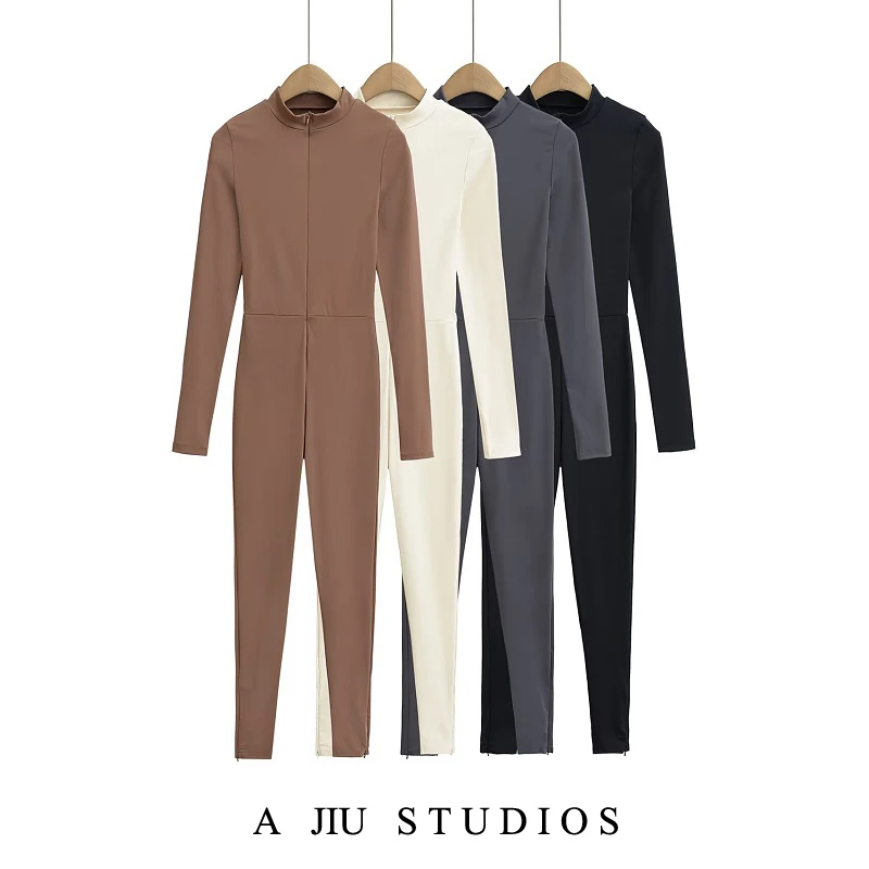 Sexy Pure Desire Hot Girl Naked Feel Zipper Yoga Suit Jumpsuit Fitn Elastic Tight Leggings Women's High Waist Long Pants
Sexy Pure Desire Hot Girl Naked Feel Zipper Yoga Suit Jumpsuit Fitn Elastic Tight Leggings Women's High Waist Long Pants