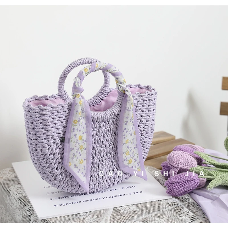 Summer Woven Straw Bags Beach Wicker Crossbody Shoulder Bags Lace Bow Tie Small Bags For Womens Handle Bag Purse Clutches
Summer Woven Straw Bags Beach Wicker Crossbody Shoulder Bags Lace Bow Tie Small Bags For Womens Handle Bag Purse Clutches