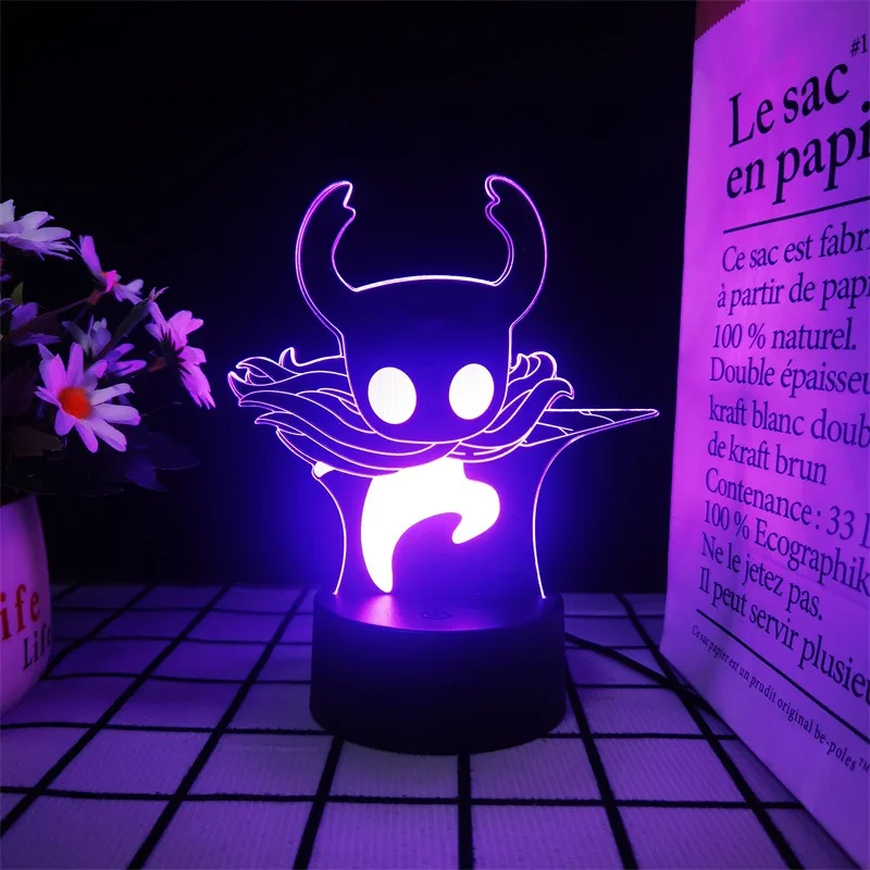 Hollow Knight 3D Visual Stereo Night Light LED Ambient Lamp Bedroom Bedside Ornament Merchandise Gift & Birthday Present for Boy
Hollow Knight 3D Visual Stereo Night Light LED Ambient Lamp Bedroom Bedside Ornament Merchandise Gift & Birthday Present for Boy