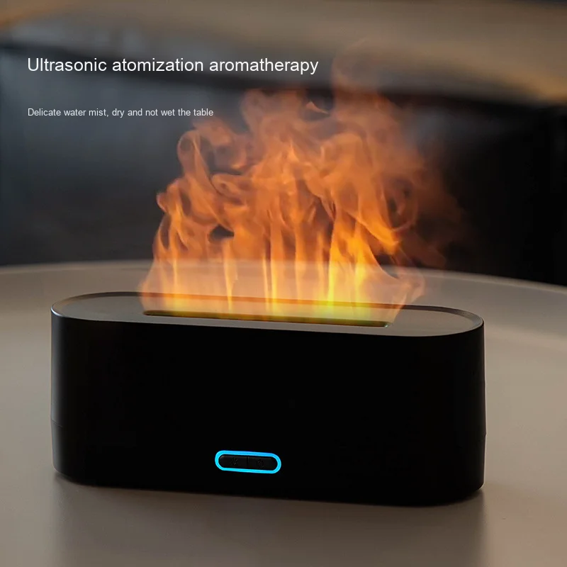 USB Desktop Air Humidifier Colorful Simulated Flame Atmosphere Light Aromatherapy Machine for Aroma Diffusers Household Plastic
USB Desktop Air Humidifier Colorful Simulated Flame Atmosphere Light Aromatherapy Machine for Aroma Diffusers Household Plastic