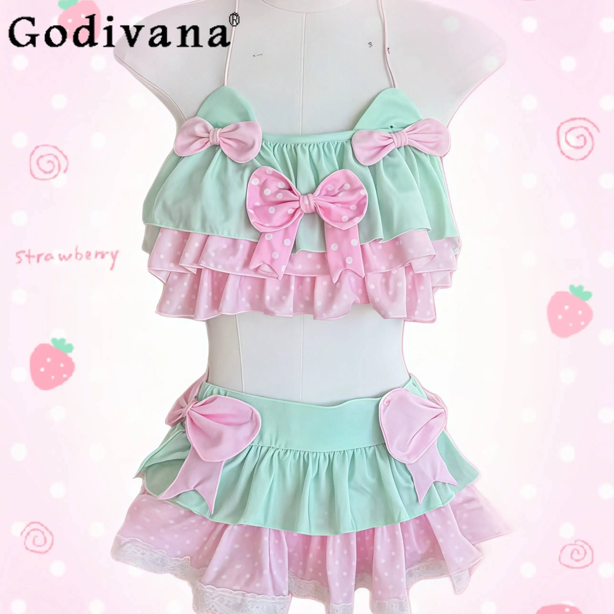 2026 Summer New Sweet Girls Kawaii Split Swimsuit Japanese Y2K Lolita Swimwear Women's Bathing Suit Student Casual Swim Suits
2026 Summer New Sweet Girls Kawaii Split Swimsuit Japanese Y2K Lolita Swimwear Women's Bathing Suit Student Casual Swim Suits