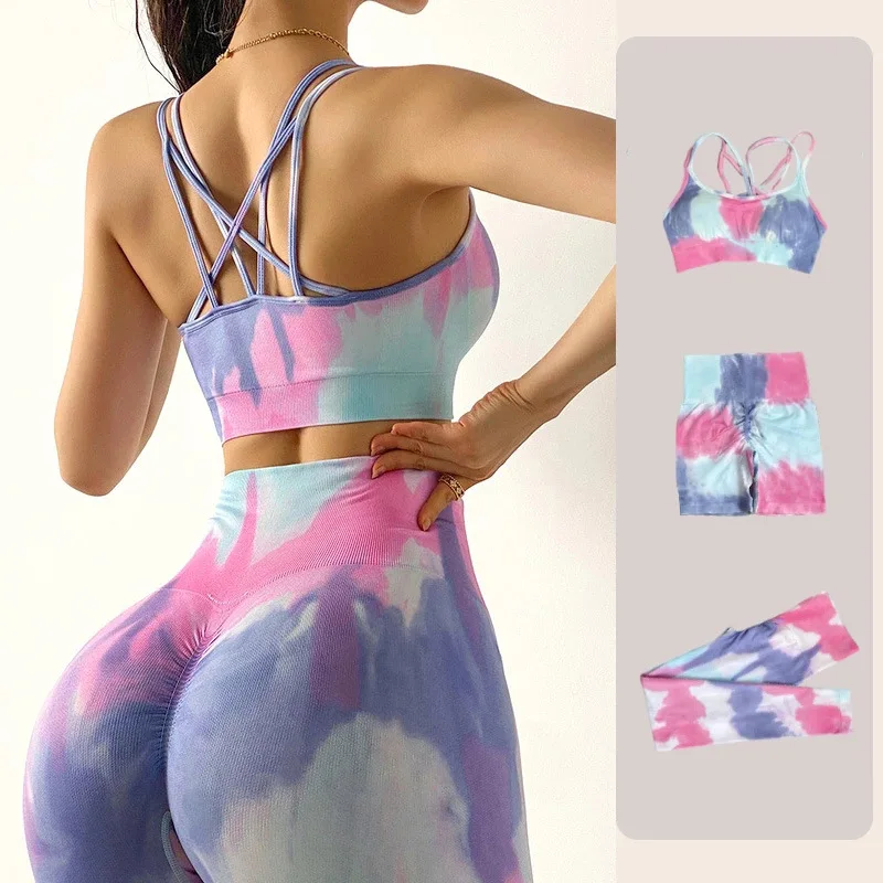Tie-Dye Yoga Set | High-Waisted Booty Lift Sports Pants & Wireless Shorts | 4-Way Stretch Eco-Friendly Fitness Wear
Tie-Dye Yoga Set | High-Waisted Booty Lift Sports Pants & Wireless Shorts | 4-Way Stretch Eco-Friendly Fitness Wear
