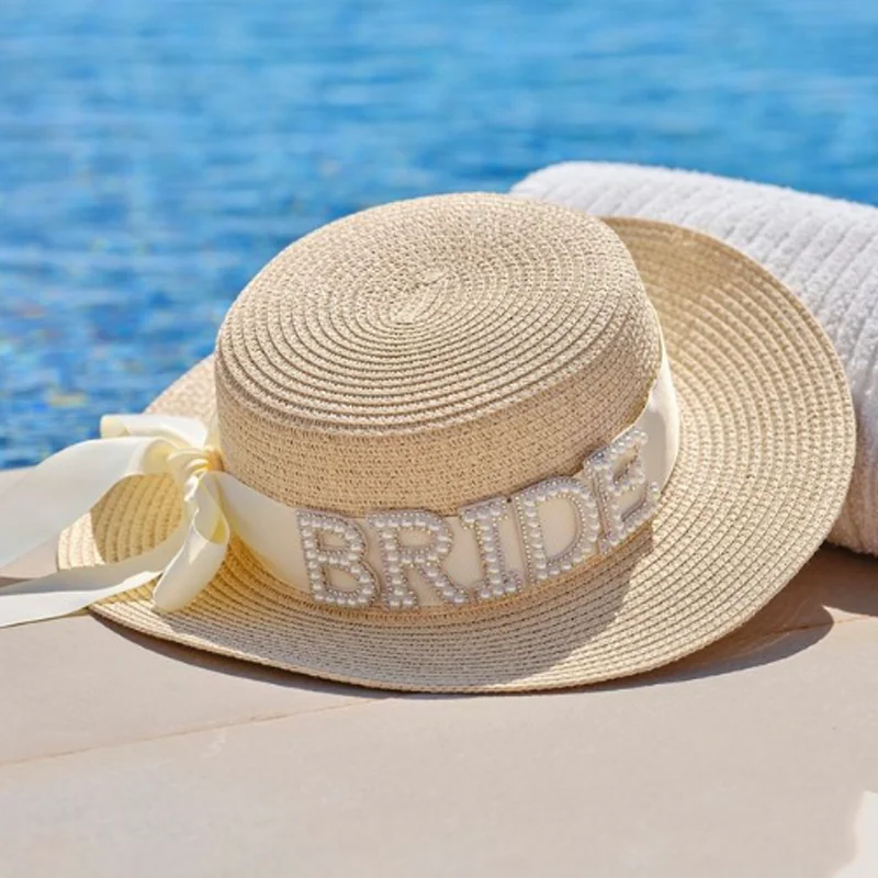 Beach Bride Hat Romantic High-end design cowboy hat four seasons hat summer beach hat elegant pearl straw hat fedora hat
Beach Bride Hat Romantic High-end design cowboy hat four seasons hat summer beach hat elegant pearl straw hat fedora hat