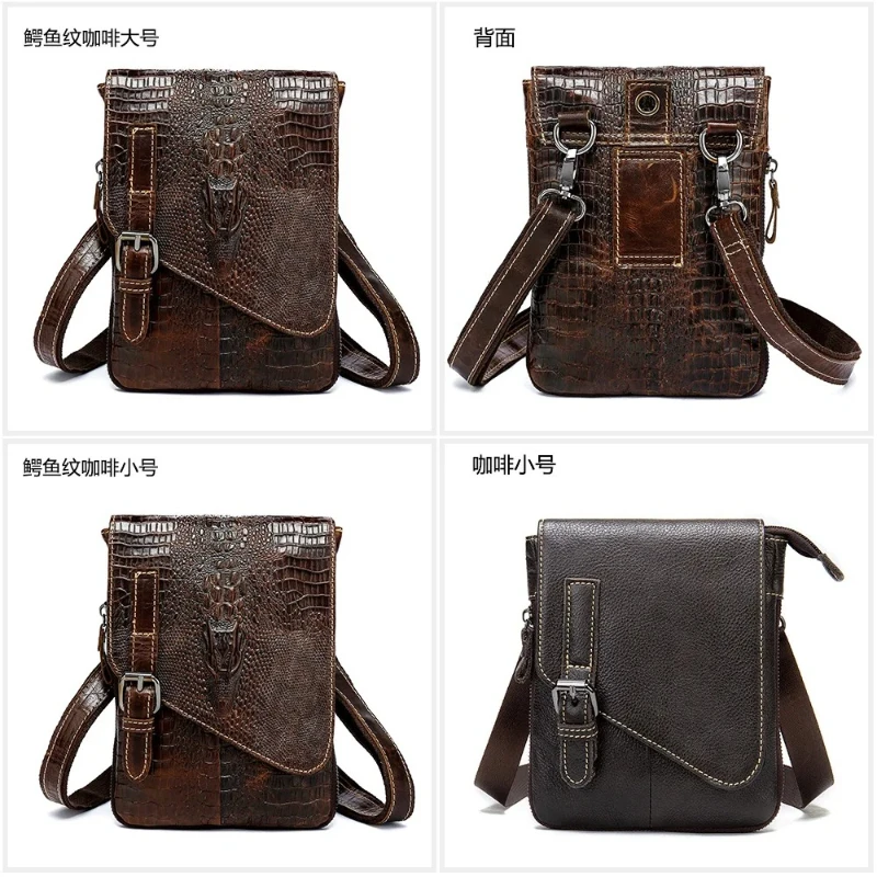 Vintage Crocodile Embossed Genuine Leather Crossbody Bag, Business Flap Shoulder Purse for Men, Daily Commuter Bag
Vintage Crocodile Embossed Genuine Leather Crossbody Bag, Business Flap Shoulder Purse for Men, Daily Commuter Bag