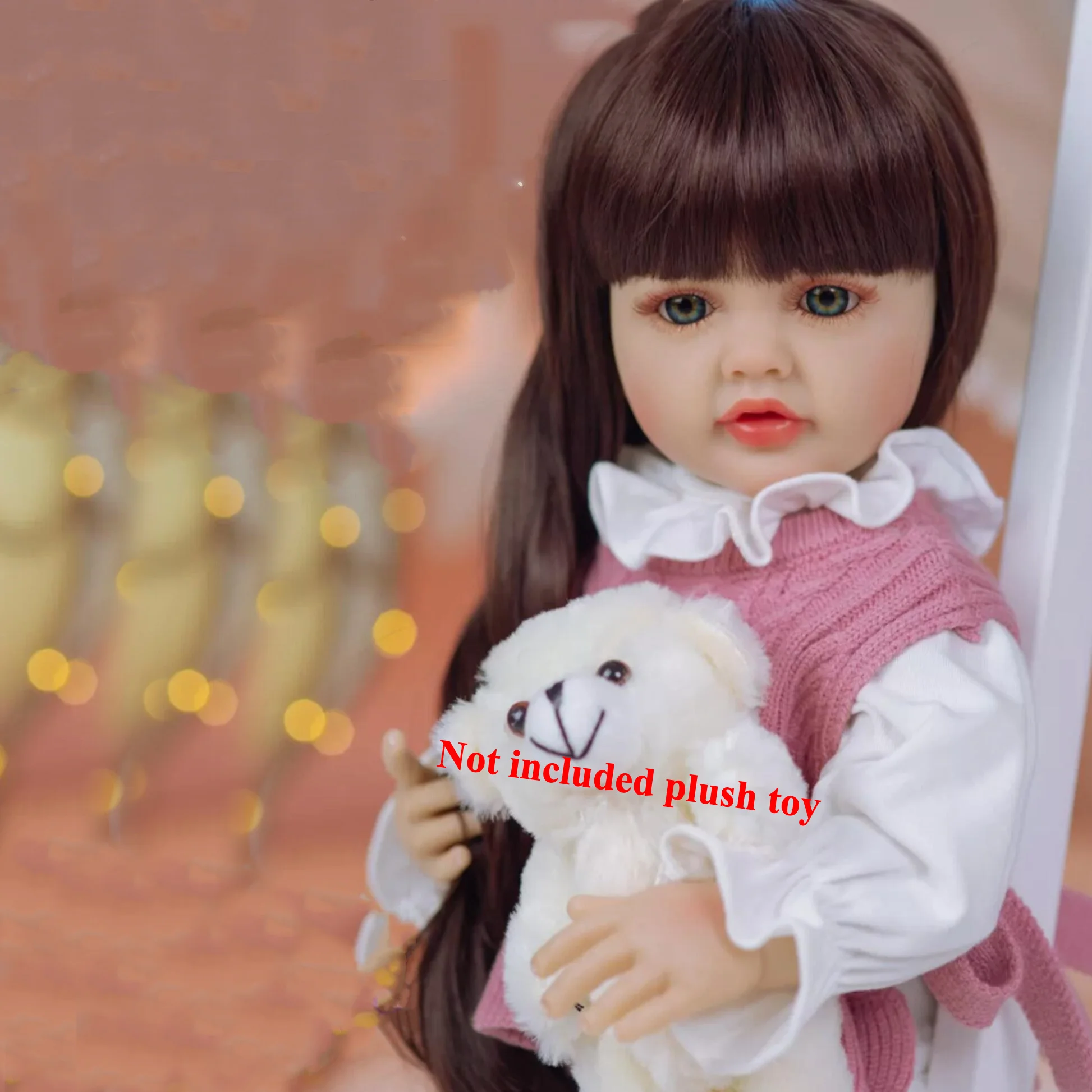 BZDOLL 55cm 22inch Reborn Baby with Full Body Vinyl Newborn Girl Doll Bath Toy Lifelike Princess Toddler Birthday Gift for Kids
BZDOLL 55cm 22inch Reborn Baby with Full Body Vinyl Newborn Girl Doll Bath Toy Lifelike Princess Toddler Birthday Gift for Kids