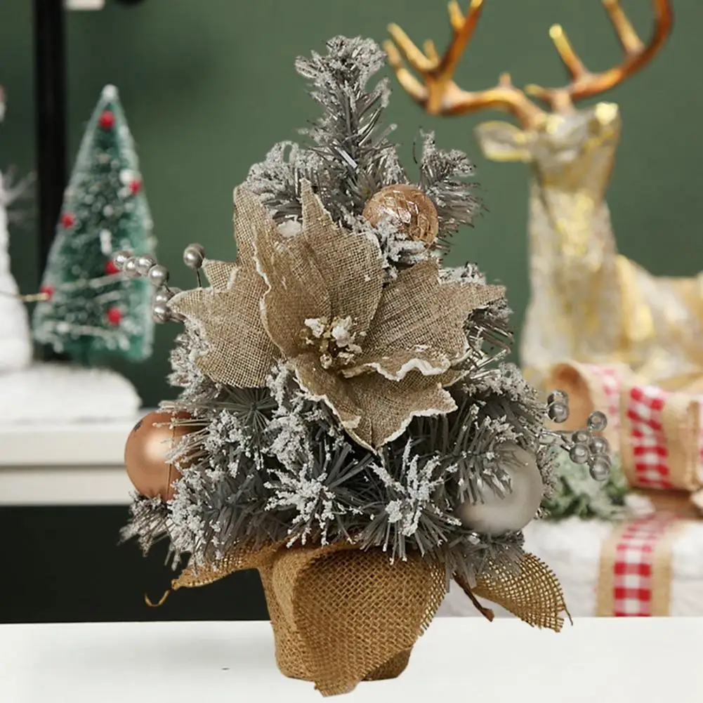 Holiday Gift Christmas Tree Small Christmas Tree Decor Realistic Pine Needle Ball Flower Pine Cone Mini Christmas for Holiday
Holiday Gift Christmas Tree Small Christmas Tree Decor Realistic Pine Needle Ball Flower Pine Cone Mini Christmas for Holiday