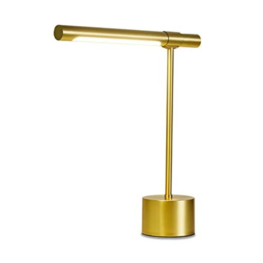 Bling All-Brass Mid Century Desk Lamp - Modern Gold Bankers Shade - 18-in LED Light - Adjustable Table Lamp for Study Bedside R
Bling All-Brass Mid Century Desk Lamp - Modern Gold Bankers Shade - 18-in LED Light - Adjustable Table Lamp for Study Bedside R