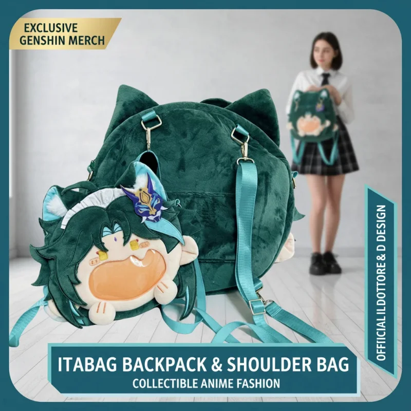 ▶❤Anime Itabag Genshin Impact Il Dottore Xiao Kinich Backpack Shoulder Bag Cosplay Bag Kawaii❤◀
▶❤Anime Itabag Genshin Impact Il Dottore Xiao Kinich Backpack Shoulder Bag Cosplay Bag Kawaii❤◀