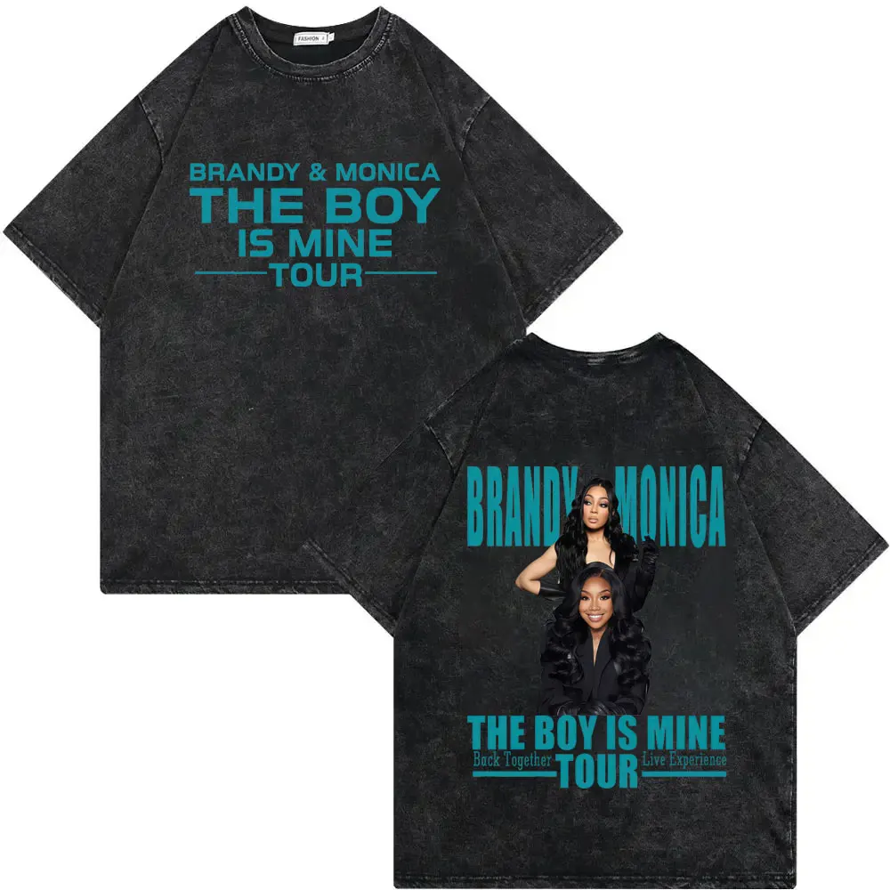 Винтажная футболка Washed Brandy & Monica The Boy Is Mine Tour 2025, модная эстетичная футболка Y2k для мужчин и женщин, повседневная хлопковая футболка
Винтажная футболка Washed Brandy & Monica The Boy Is Mine Tour 2025, модная эстетичная футболка Y2k для мужчин и женщин, повседневная хлопковая футболка