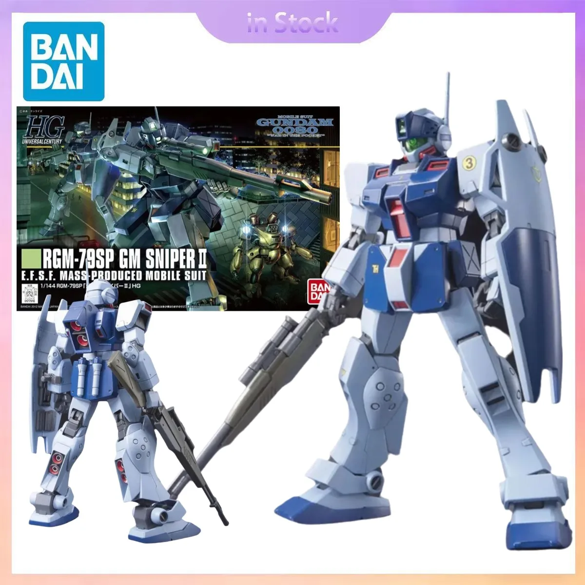 Оригинальный Bandai, оригинальный в наличии HGUC 1/144 RGM-79SP Gm Sniper II Gundam, коллекция аниме, наборы моделей экшн-фигурок, подарок для мальчика
Оригинальный Bandai, оригинальный в наличии HGUC 1/144 RGM-79SP Gm Sniper II Gundam, коллекция аниме, наборы моделей экшн-фигурок, подарок для мальчика