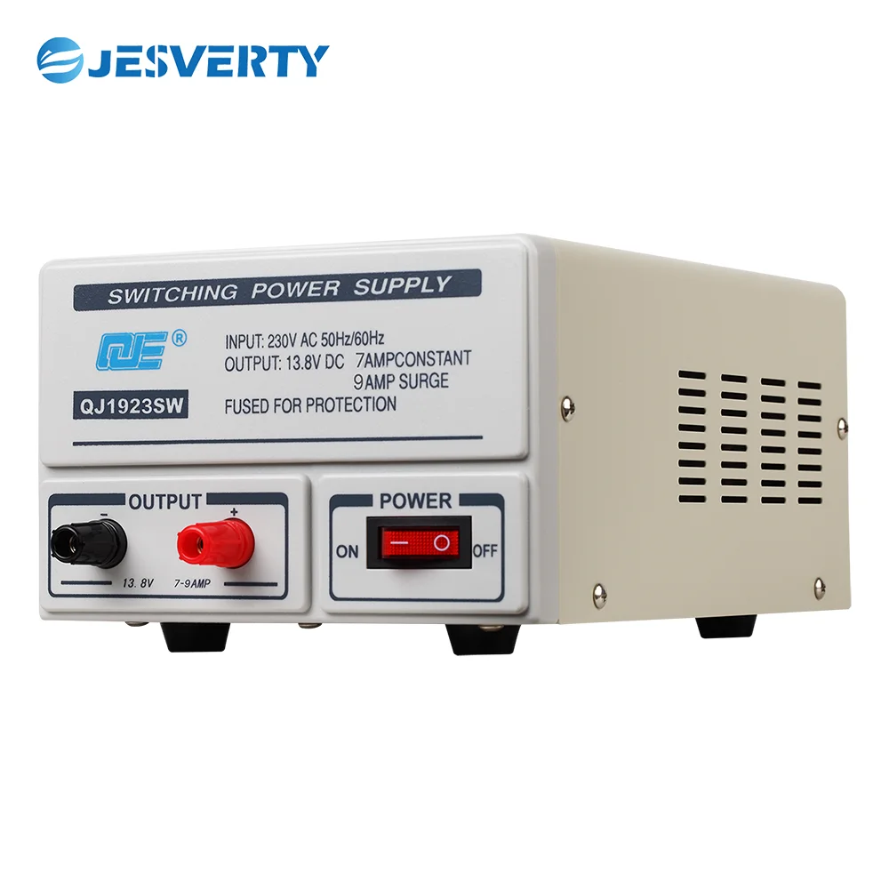 QJE 1923SW 13,8 В 7-9 А одиночный импульсный источник питания универсальный компактный постоянный ток настольная радиокоммуникация преобразование переменного и постоянного тока
QJE 1923SW 13,8 В 7-9 А одиночный импульсный источник питания универсальный компактный постоянный ток настольная радиокоммуникация преобразование переменного и постоянного тока