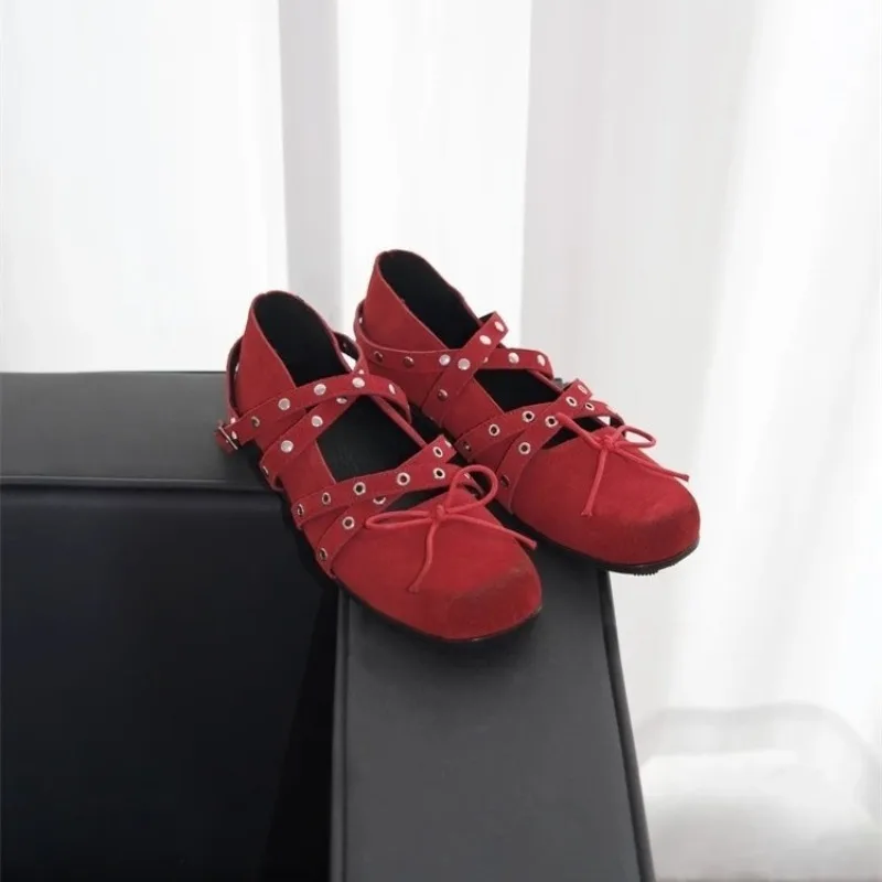 Retro Women's Mary Jane Shoes Exquisite Ballet Casual Shoes for Woman Fashion Square Head Flat Shoe Designer Shoes Zapatos Mujer
Retro Women's Mary Jane Shoes Exquisite Ballet Casual Shoes for Woman Fashion Square Head Flat Shoe Designer Shoes Zapatos Mujer