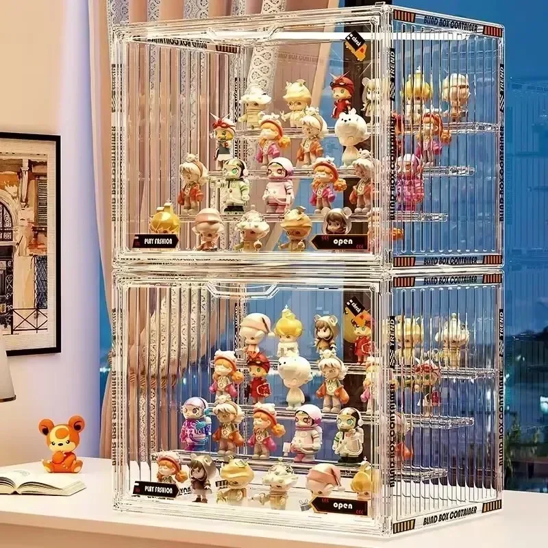 Acrylic Storage Box Blind Box Transparent Dustproof Handwork Dolls Display Stand Large Toy Desktop Container Display Cabinet
Acrylic Storage Box Blind Box Transparent Dustproof Handwork Dolls Display Stand Large Toy Desktop Container Display Cabinet