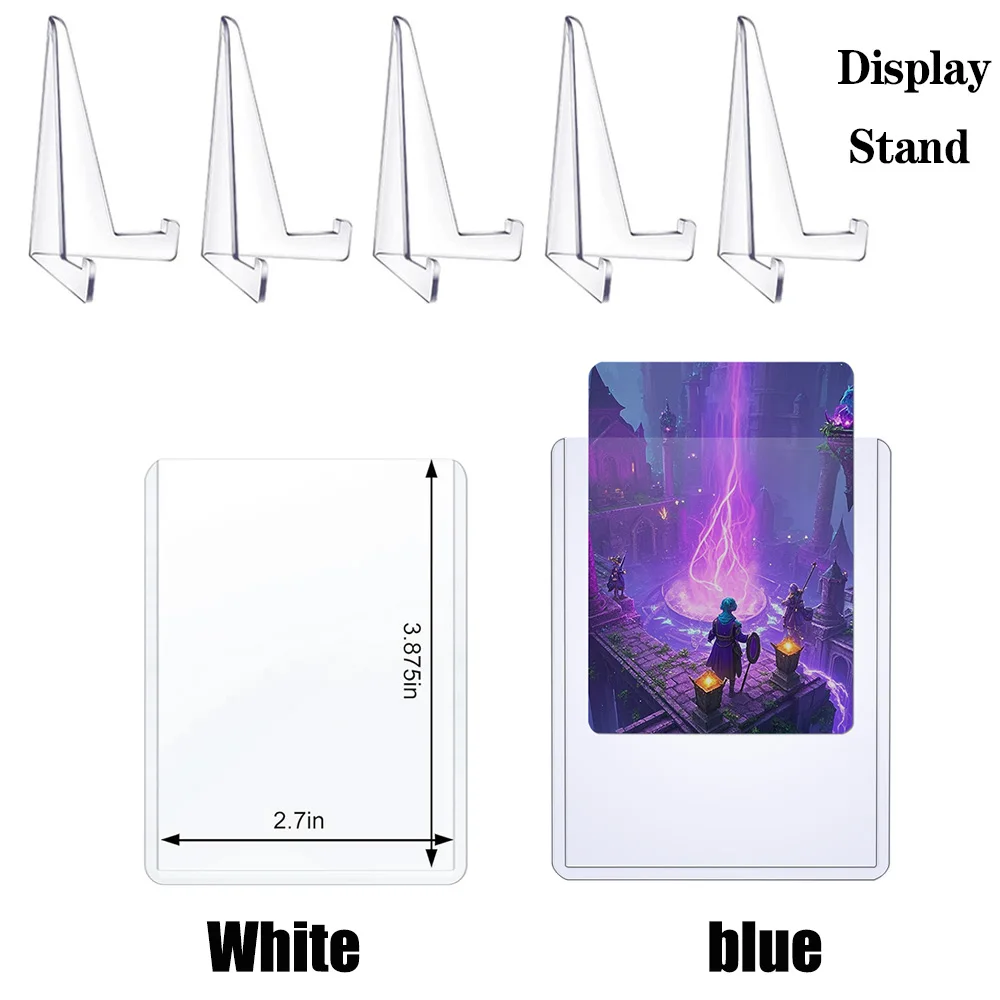35PT Top Loader Clear Hard Plastic Sleeves Game Cards Outer Protector, for Photo /Collect Cards/PTCG,Display Stand
35PT Top Loader Clear Hard Plastic Sleeves Game Cards Outer Protector, for Photo /Collect Cards/PTCG,Display Stand