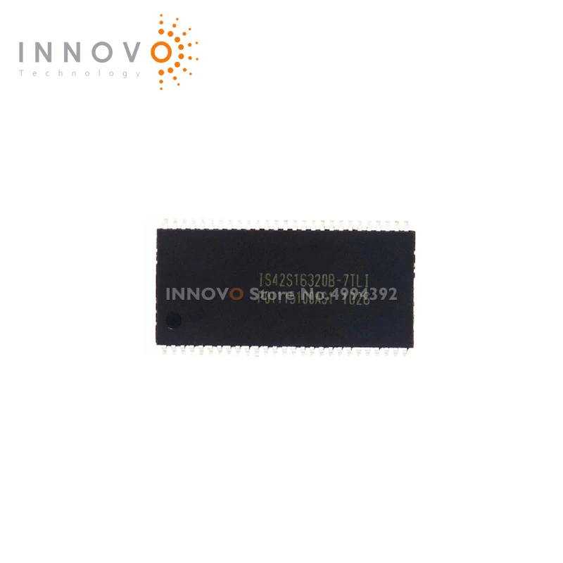 INNOVO 2pcs/lot IS42S16320B-7TLI IS42S16320B IS42S16320 TSOP54 Free shipping New original
INNOVO 2pcs/lot IS42S16320B-7TLI IS42S16320B IS42S16320 TSOP54 Free shipping New original
