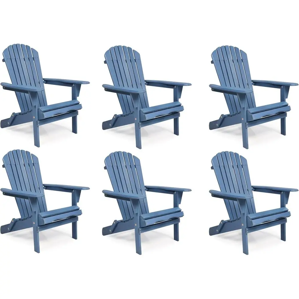 Wooden olding Adirondack Chair Set o 6, Hal Pre-Assembled Wood Lounge Chair or Outdoor Patio Garden Lawn Backyard Deck Pool Beac
Wooden olding Adirondack Chair Set o 6, Hal Pre-Assembled Wood Lounge Chair or Outdoor Patio Garden Lawn Backyard Deck Pool Beac