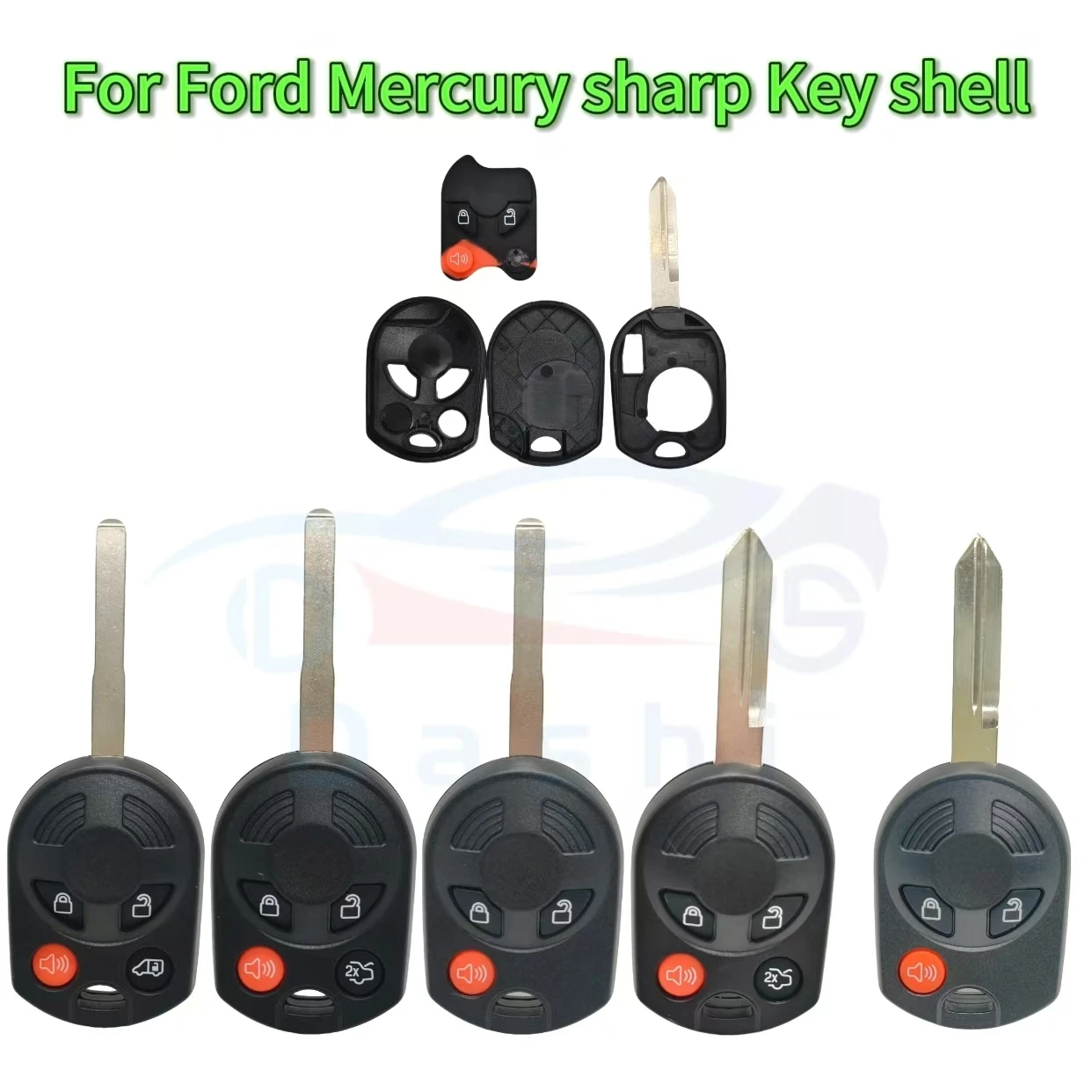 Da Shi for Ford key Shell Edge Escape Expedition Explorer Flex Fusion Mustan Taurus car Key Shell FCC ID: OUCD6000022 Shell
Da Shi for Ford key Shell Edge Escape Expedition Explorer Flex Fusion Mustan Taurus car Key Shell FCC ID: OUCD6000022 Shell