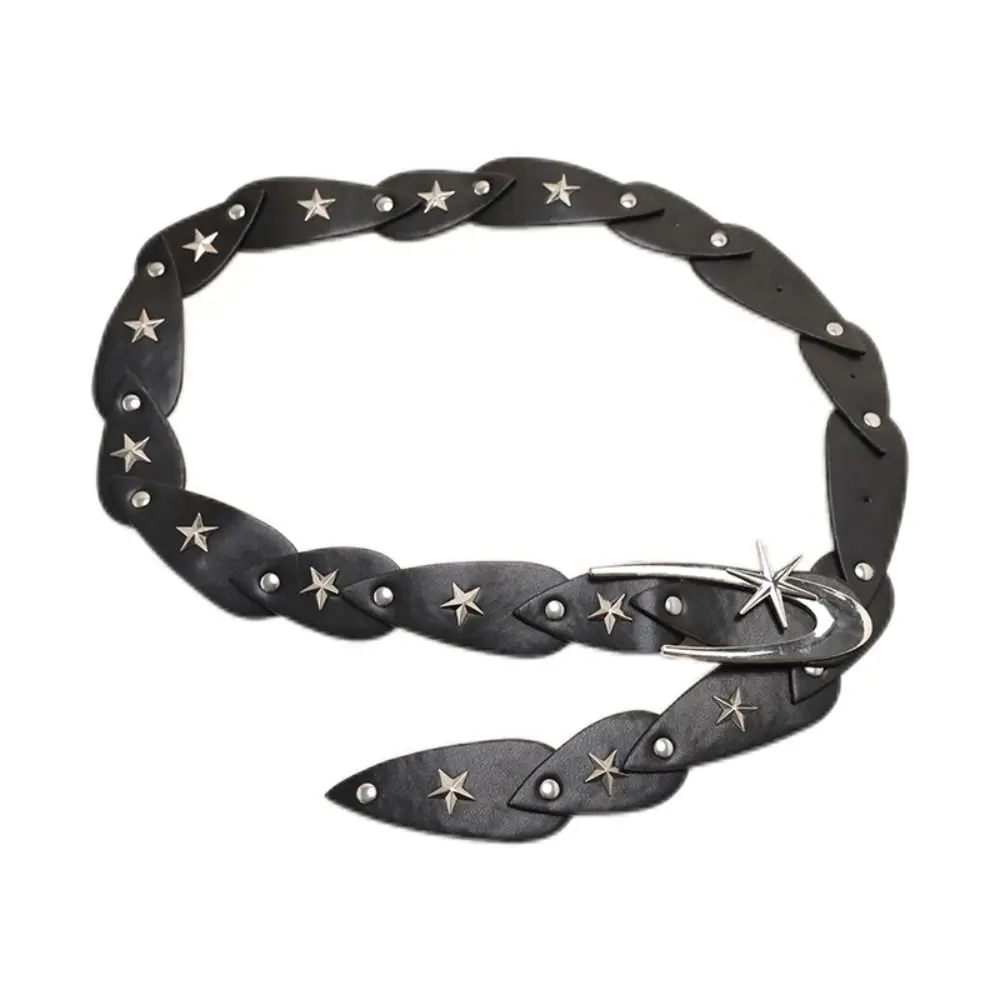 Simple Jeans Decor Star Buckle Belt Black Silver Pu Waistbands Y2k Fashion Trouser Decoration Daily
Simple Jeans Decor Star Buckle Belt Black Silver Pu Waistbands Y2k Fashion Trouser Decoration Daily