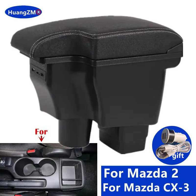 Car Armrest For Mazda CX-3 Armrest box Retrofit For Mazda 2 skyactiv version cx3 CX-3 Storage box car accessories Charging USB
Car Armrest For Mazda CX-3 Armrest box Retrofit For Mazda 2 skyactiv version cx3 CX-3 Storage box car accessories Charging USB